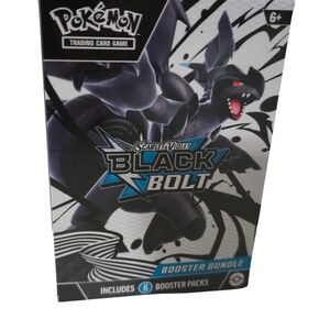 Pokemon Black Bolt Booster Bundle - Black and Gray